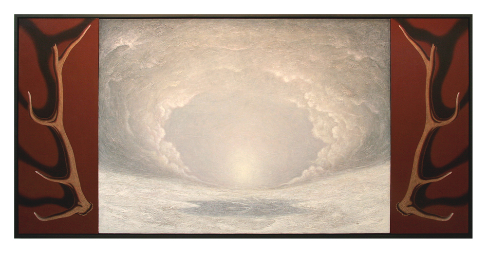 Refuge and Prospect #2, 48" x 101", Oil on Canvas, 2007