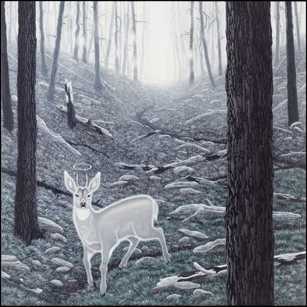 Study for Schwarzwald, Acrylic and Oil on Canvas over panel, 2009